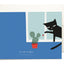 Cat in the Window Grusskarte