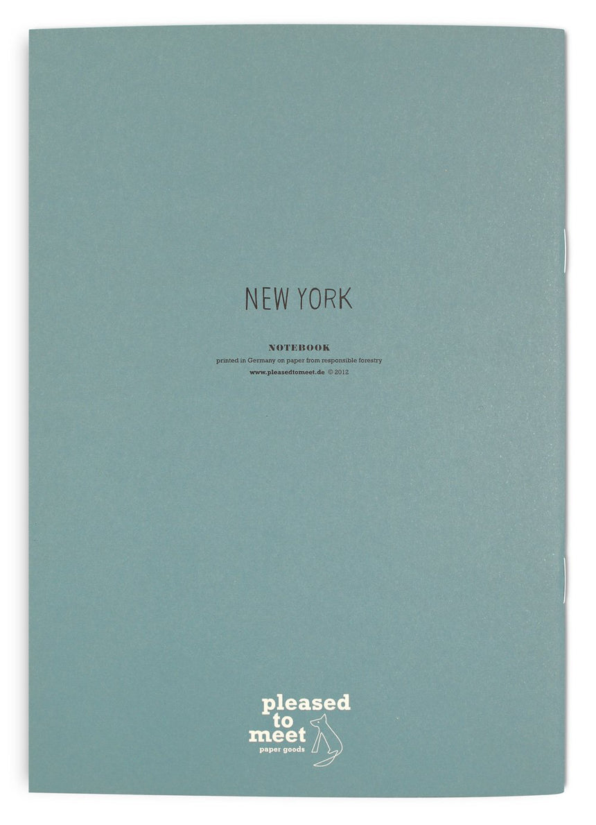 New York Notizheft A5, liniert