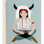 Native Boy (Little Bull) Grusskarte
