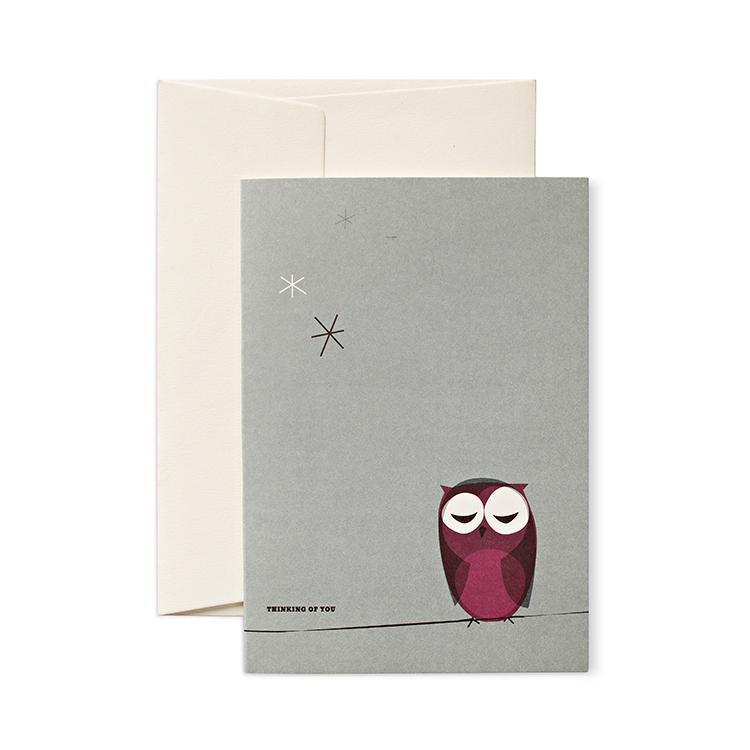 Owl Grusskarte