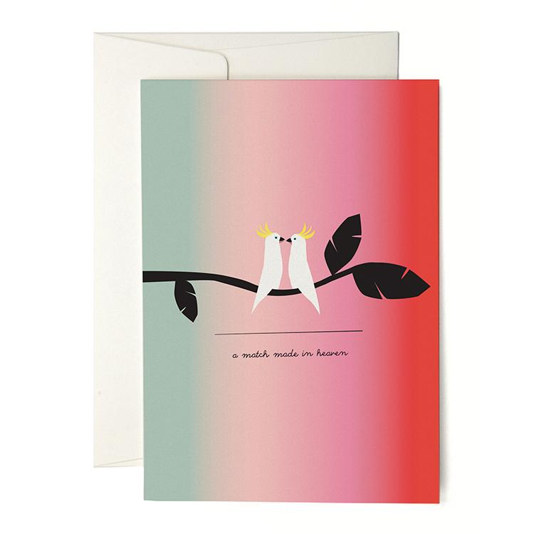 Kakadu greeting card
