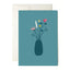 New Flower Vase Grusskarte