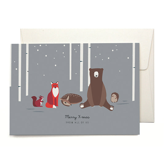 Forest Animals Grusskarte