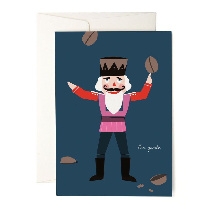 The juggling Nutcracker Grusskarte