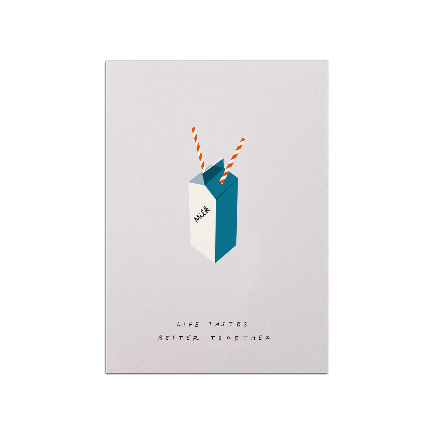 Milk Postcard