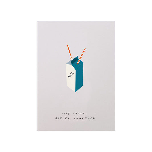 Milk Postcard