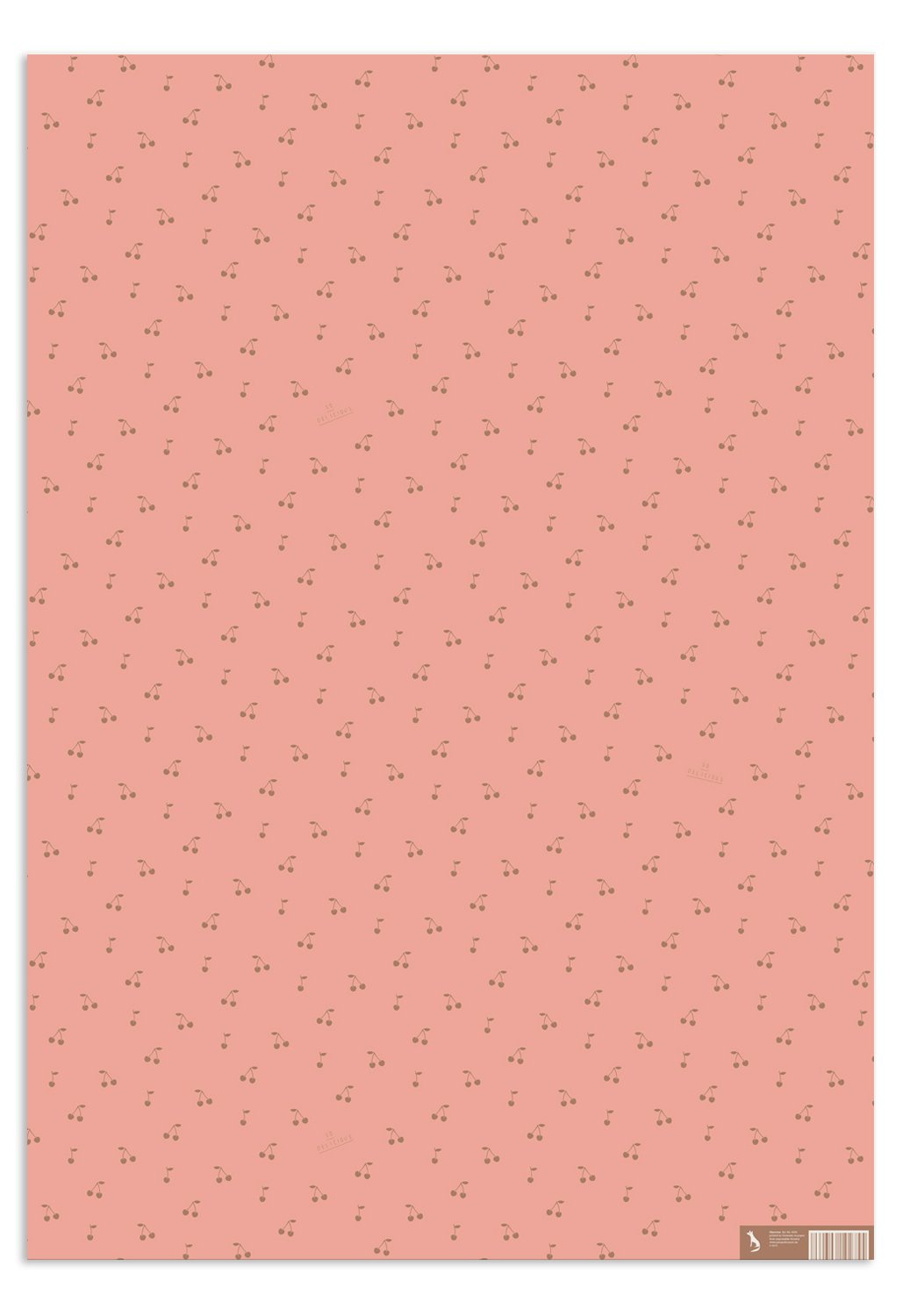 Cherries wrapping paper