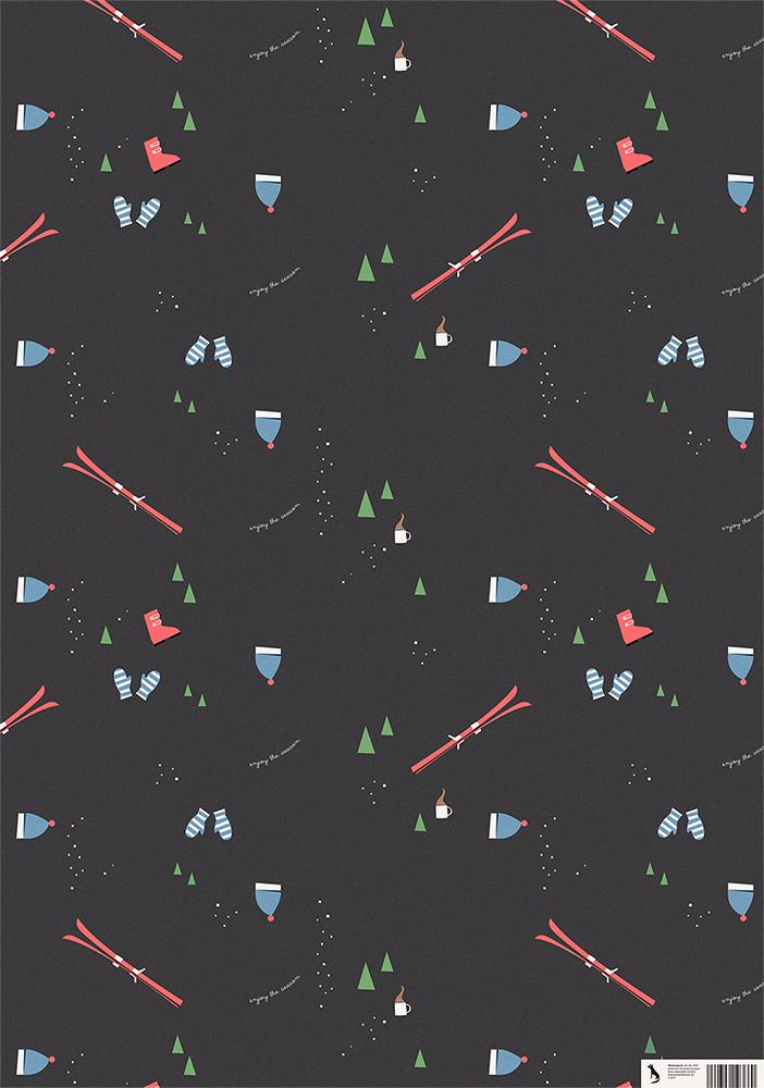 Winter Sports Geschenkpapier