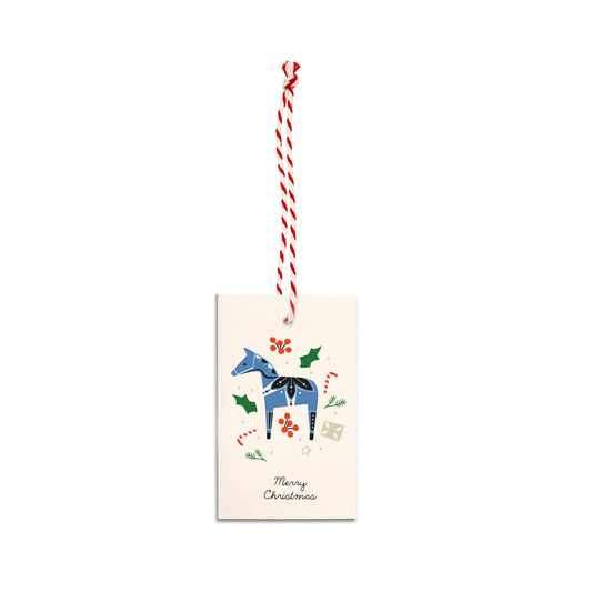 Dala Horse Anhänger Set (3 Stück)