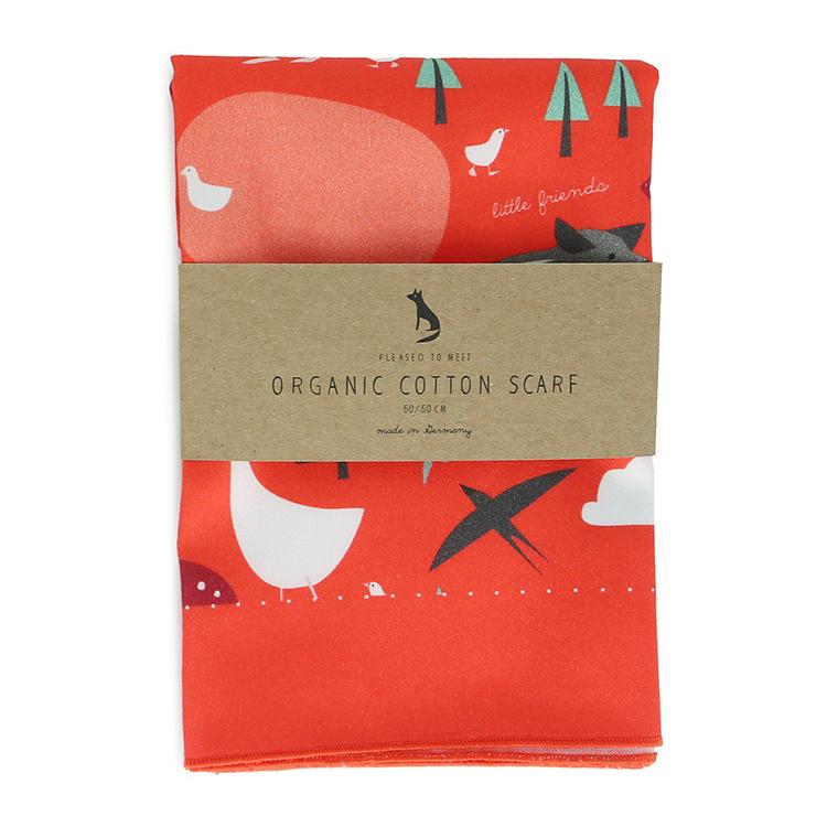 Little Friends cloth, red