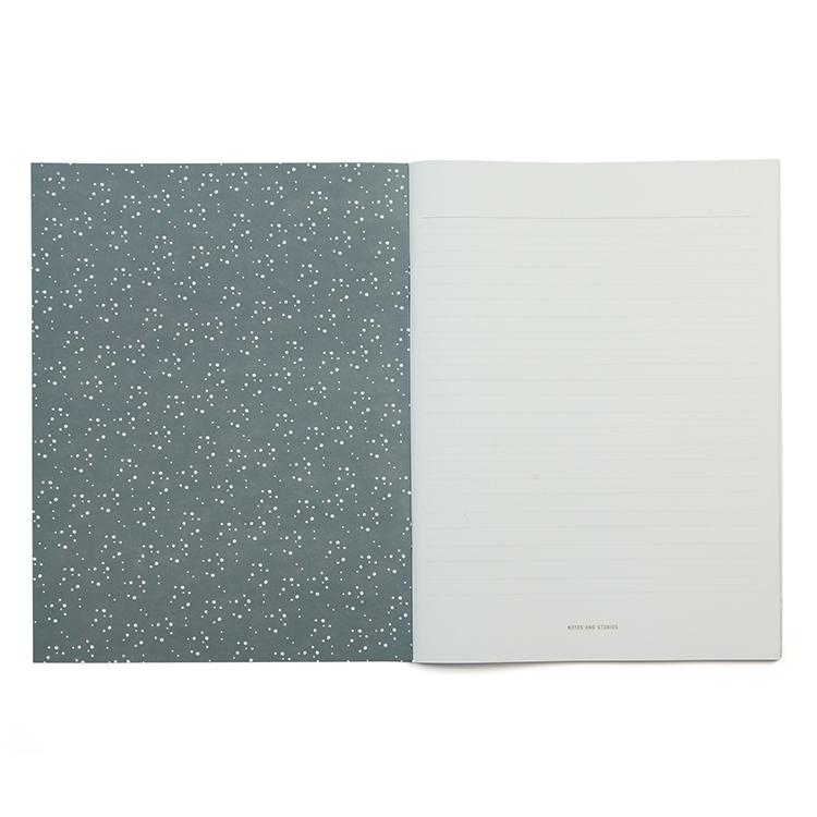 Waterflowers notebook 21x28cm, lined