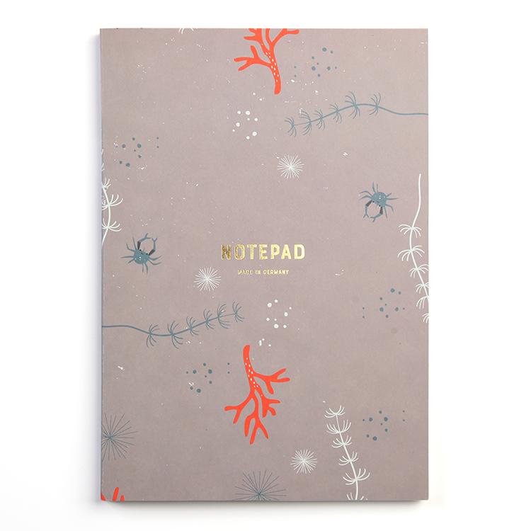 Waterflowers notepad A5