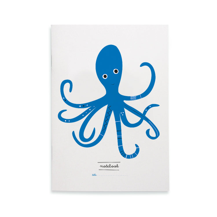 Octopus notebook A6, lined