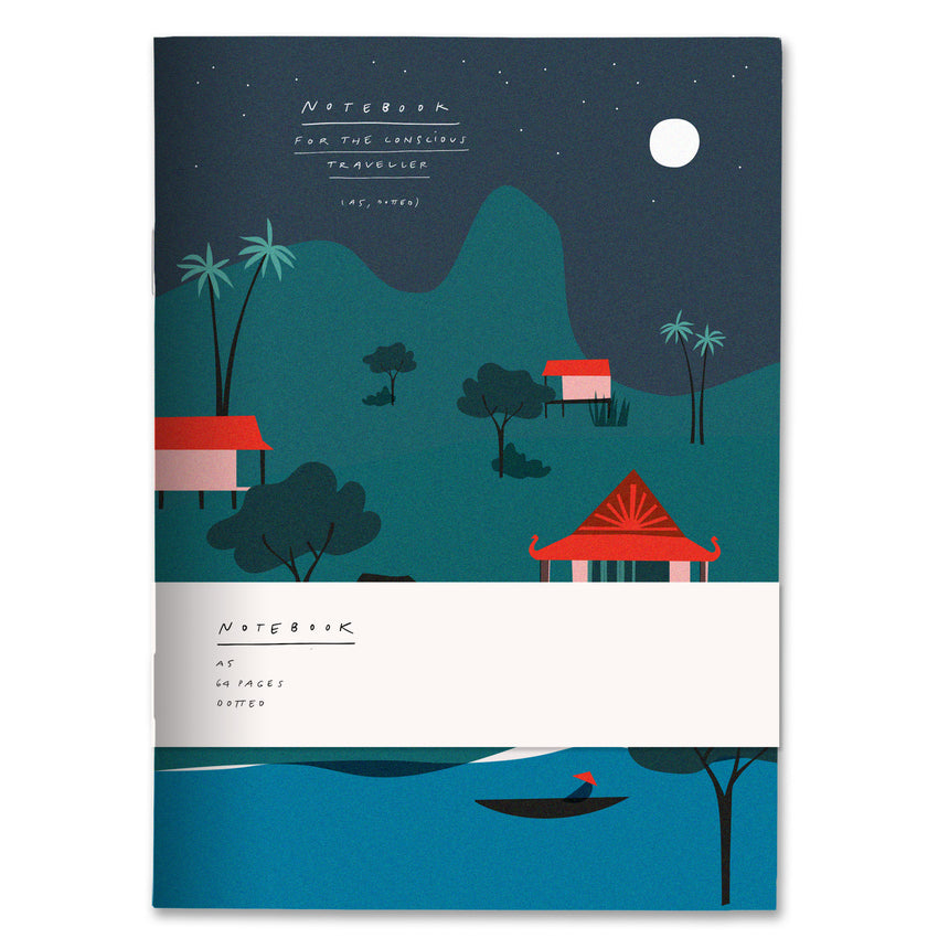 Notizheft, Khao Sok, A5, gepunktet
