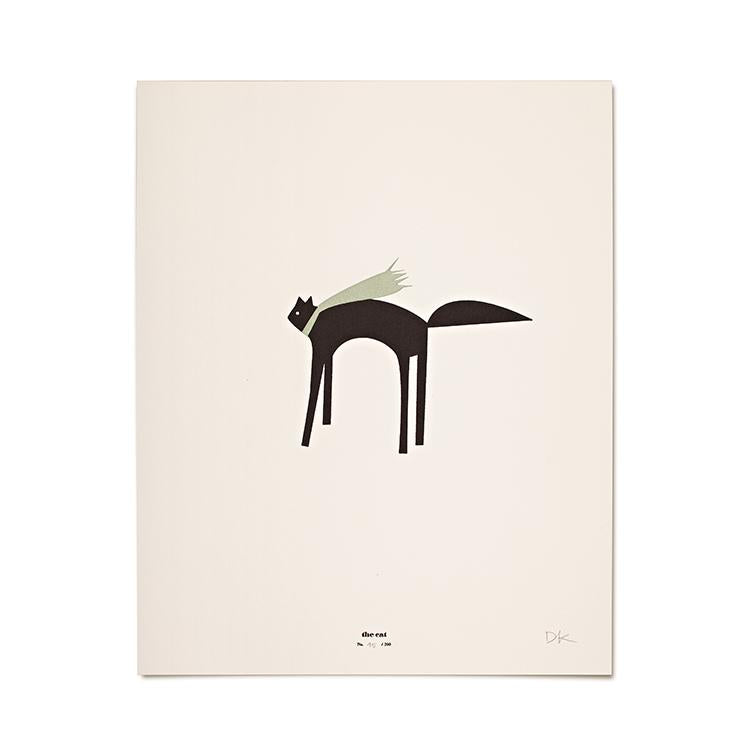 The Cat, letterpress print, ltd. 200