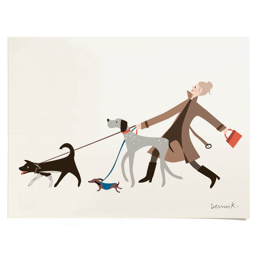 The walk, Galeriedruck (Giclée), limitierte Edition