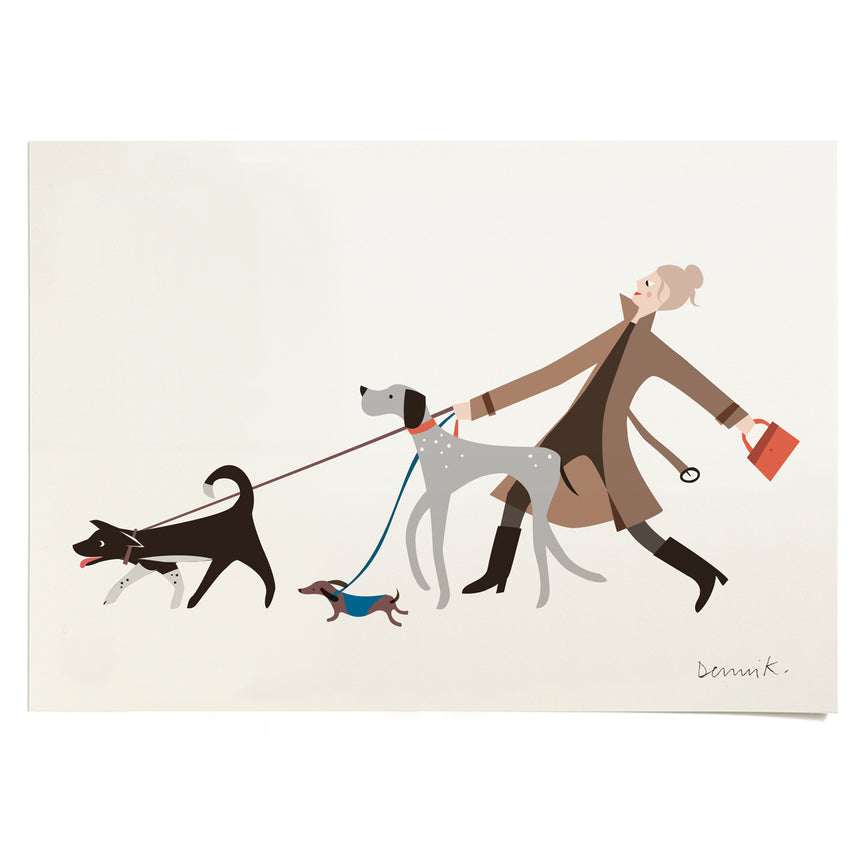 The walk, Galeriedruck (Giclée), limitiert