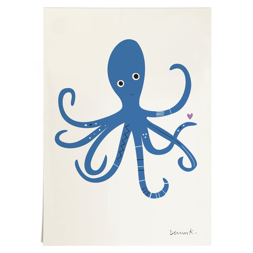 Octopus, Galeriedruck (Giclée), limitiert