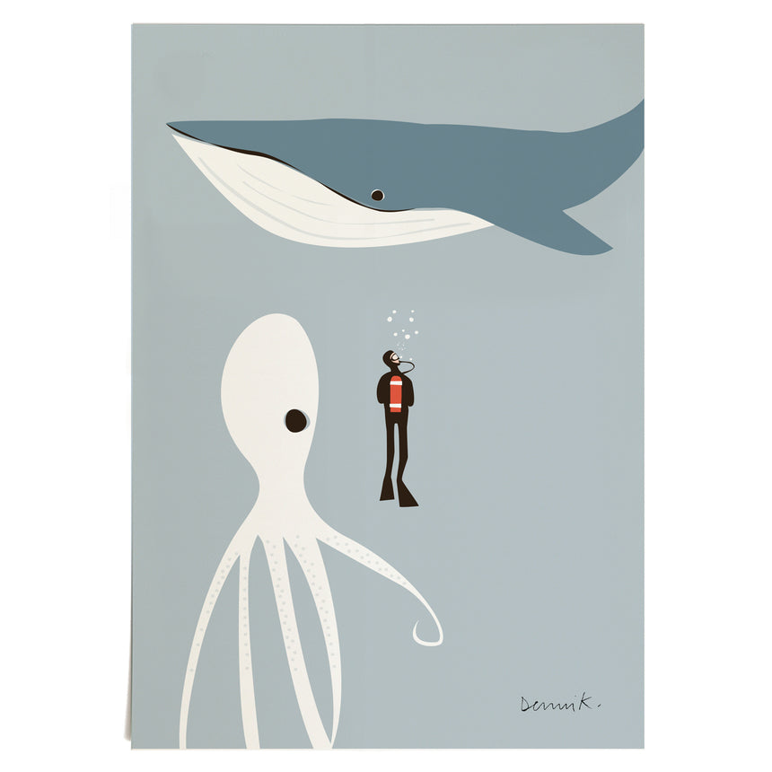 The Diver, Galeriedruck (Giclée), limitiert