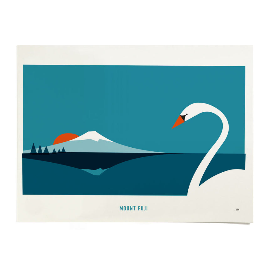 Mount Fuji, Galeriedruck (Giclée), limitiert