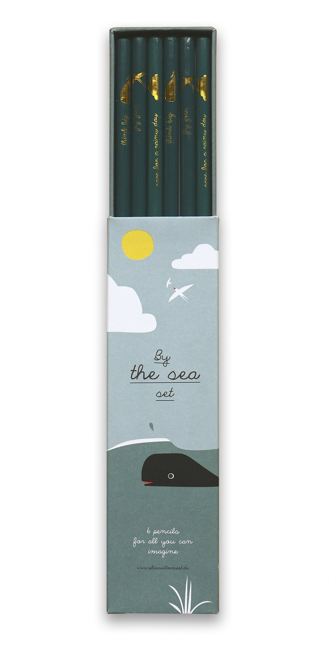 Sea pencils set