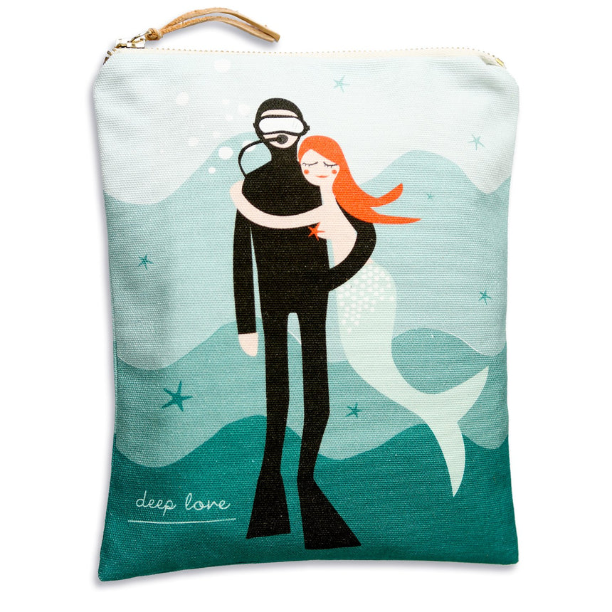 Mermaid + Diver Pouch