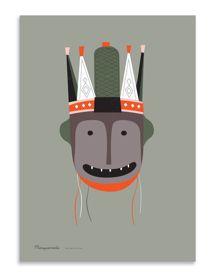 Masquerade: Congo, Galeriedruck, ltd. 100