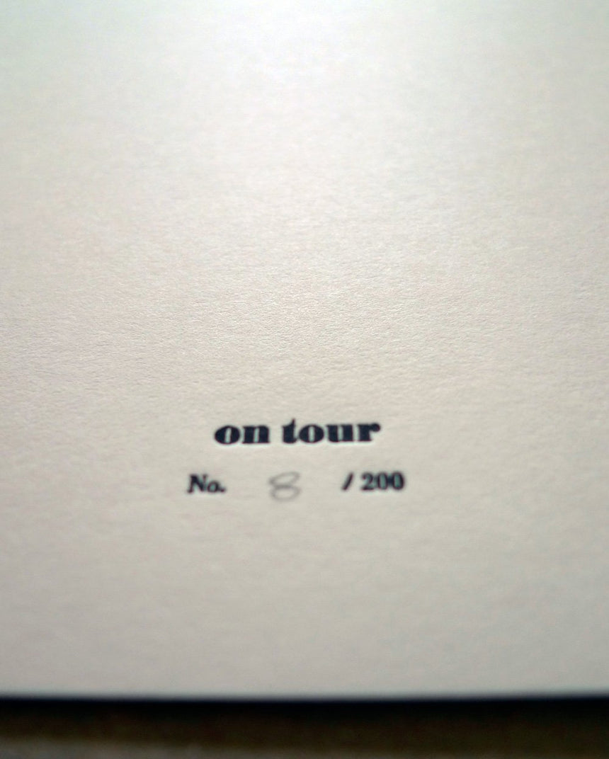 On Tour, Letterpress Print, ltd. 200