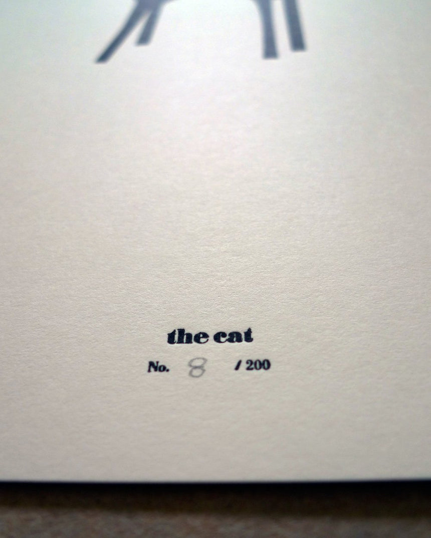 The Cat, Letterpress Druck, ltd. 200