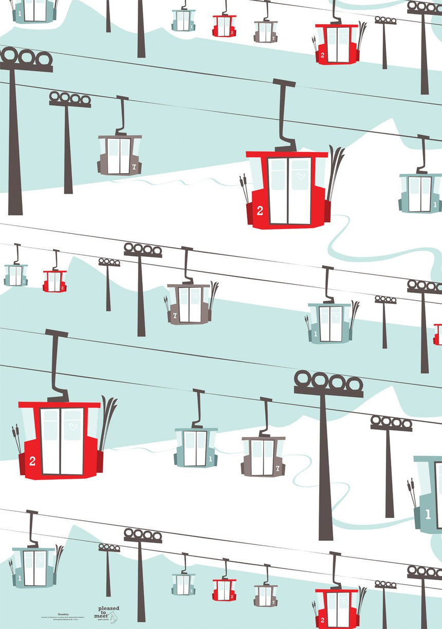 Gondola wrapping paper