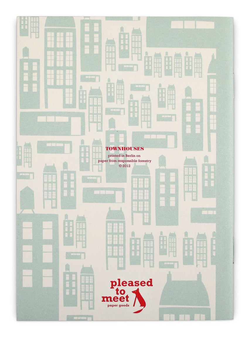 Townhouses Notizheft A6, blanko
