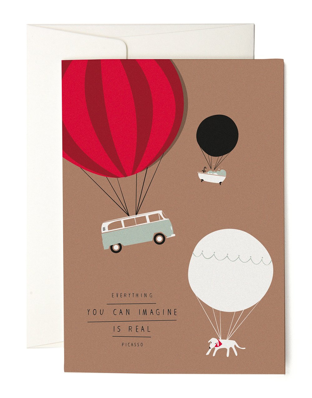 Balloons greeting card