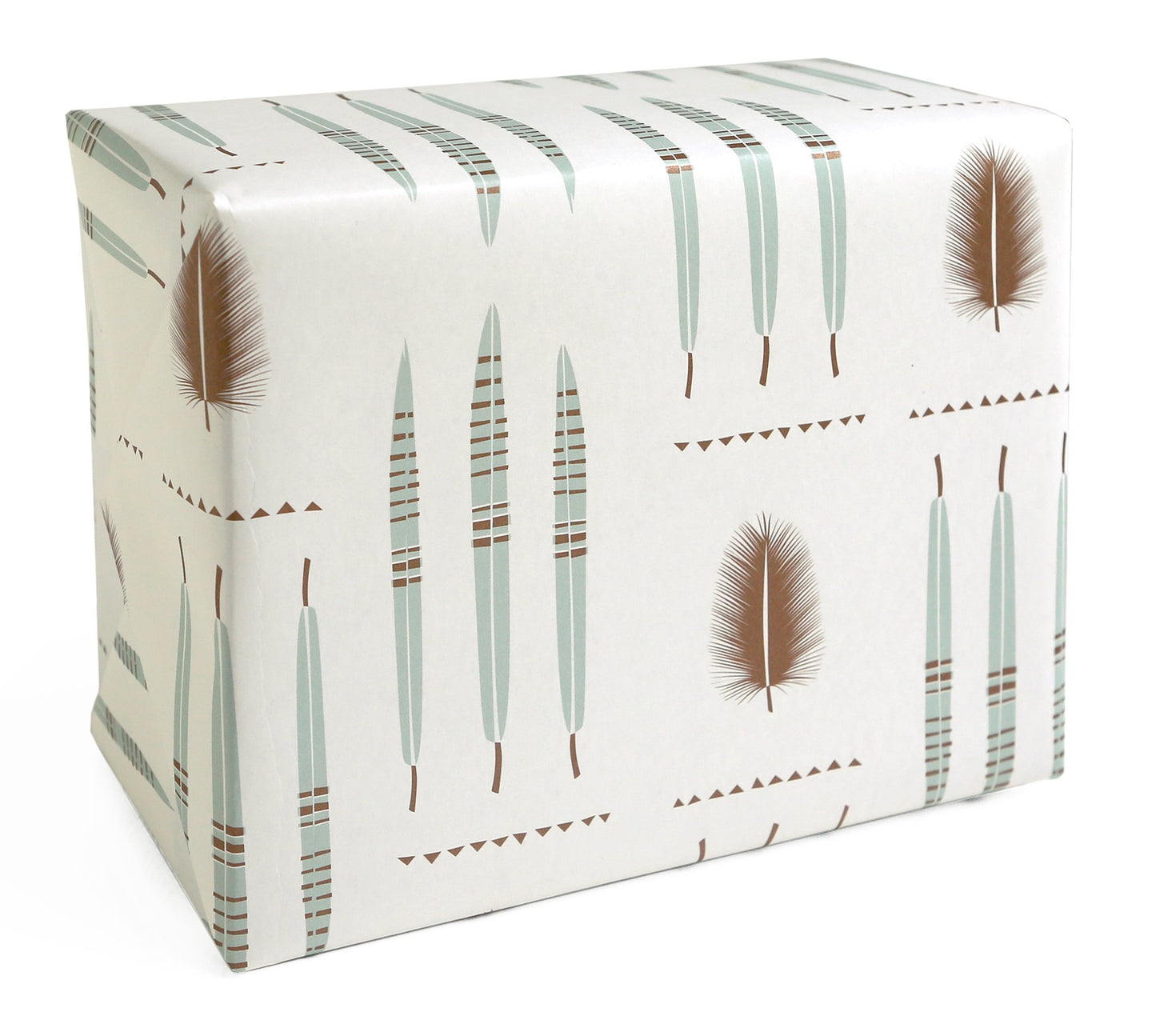 Feathers wrapping paper