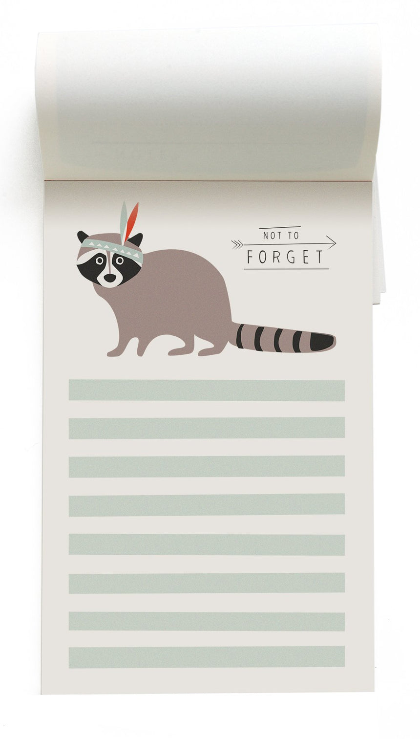 Racoon Notizblock A6