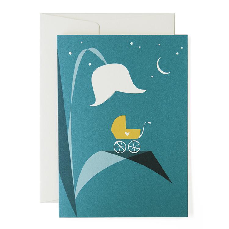 New Arrival Night greeting card