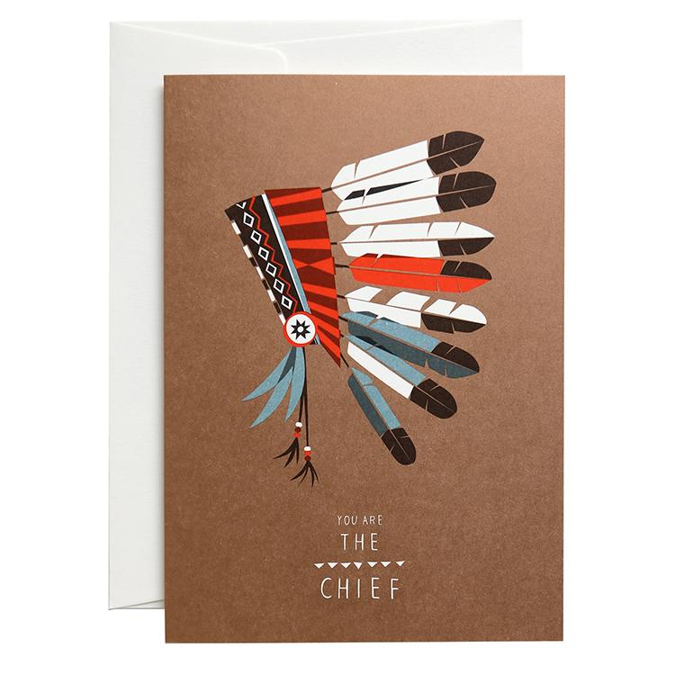 The Chief greeting card