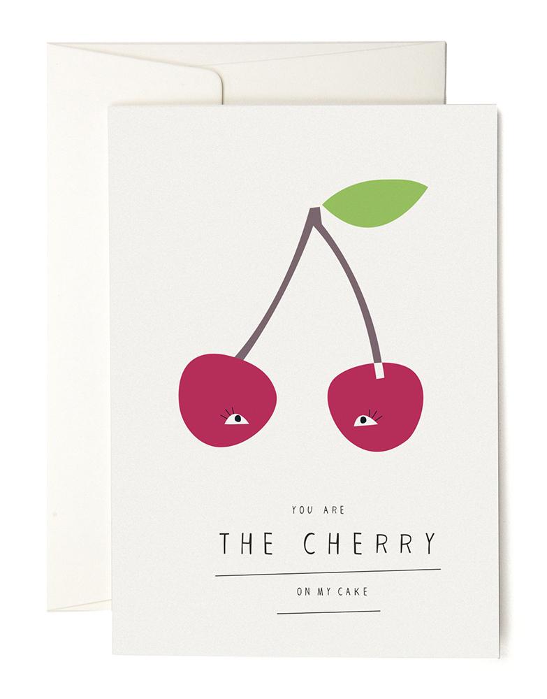 Cherry Grusskarte