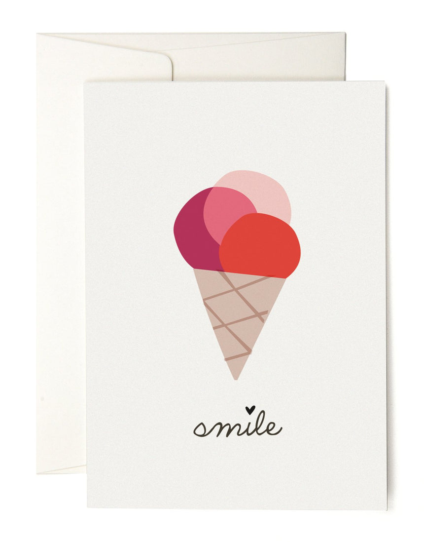 Ice cream greeting card