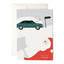 Santas Car Grusskarte