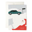 Santas Car greeting card