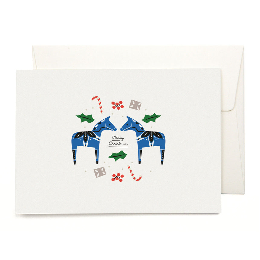 Dala Horse greeting card