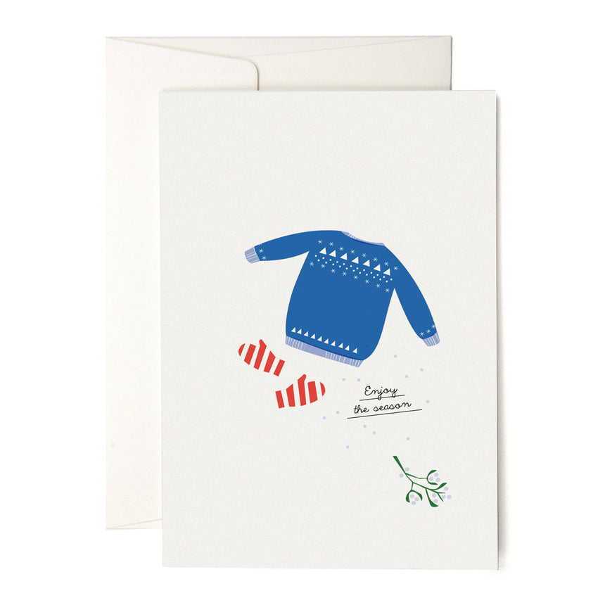 Wool Sweater greeting card