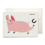 VIVA Pig Greeting card