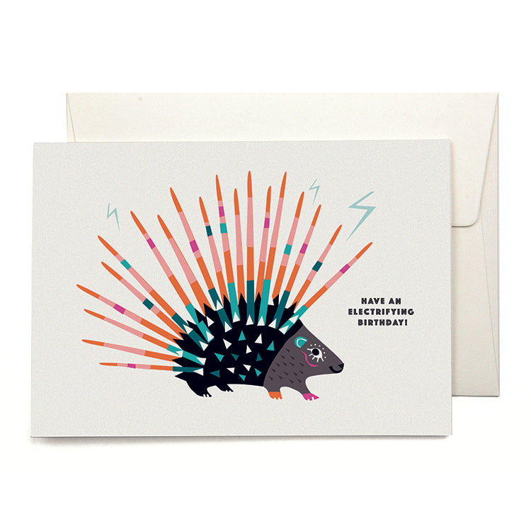 VIVA Porcupine Greeting card