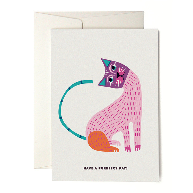 VIVA Cat Greeting card