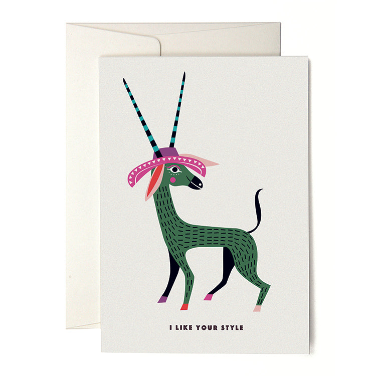 VIVA Antelope Greeting card