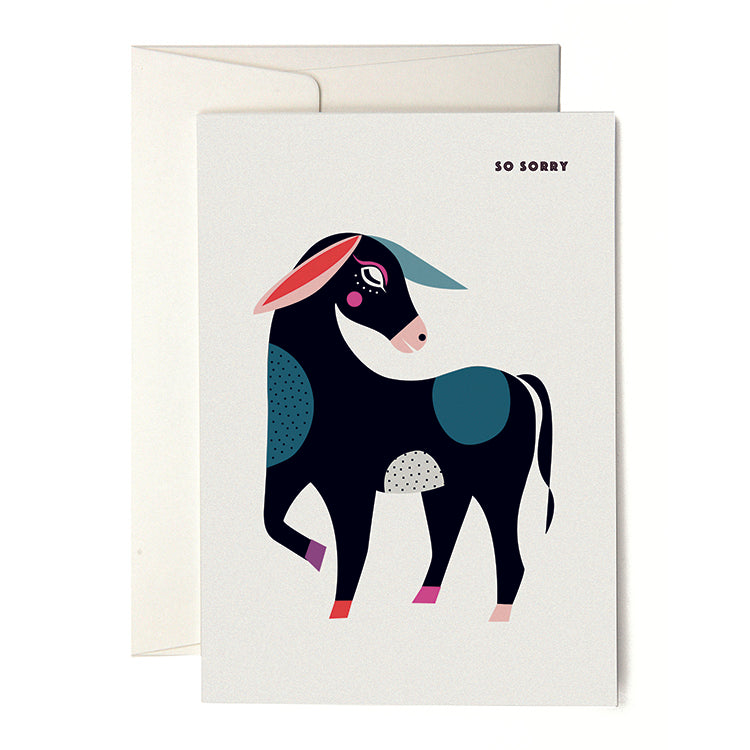 VIVA Donkey Greeting card