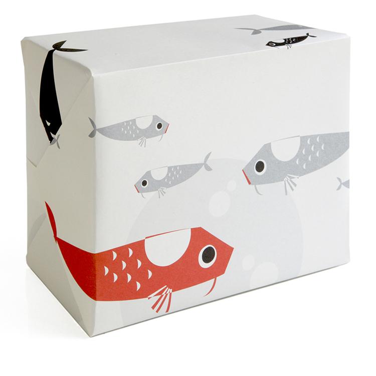 Koi wrapping paper