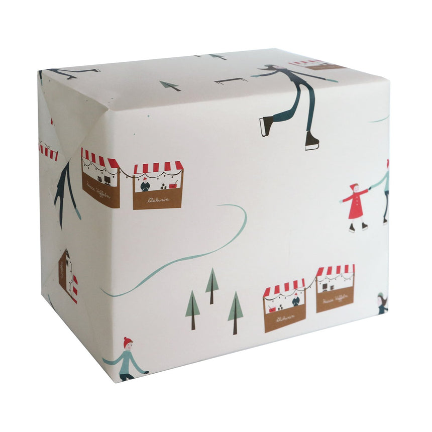 Ice Skater wrapping paper