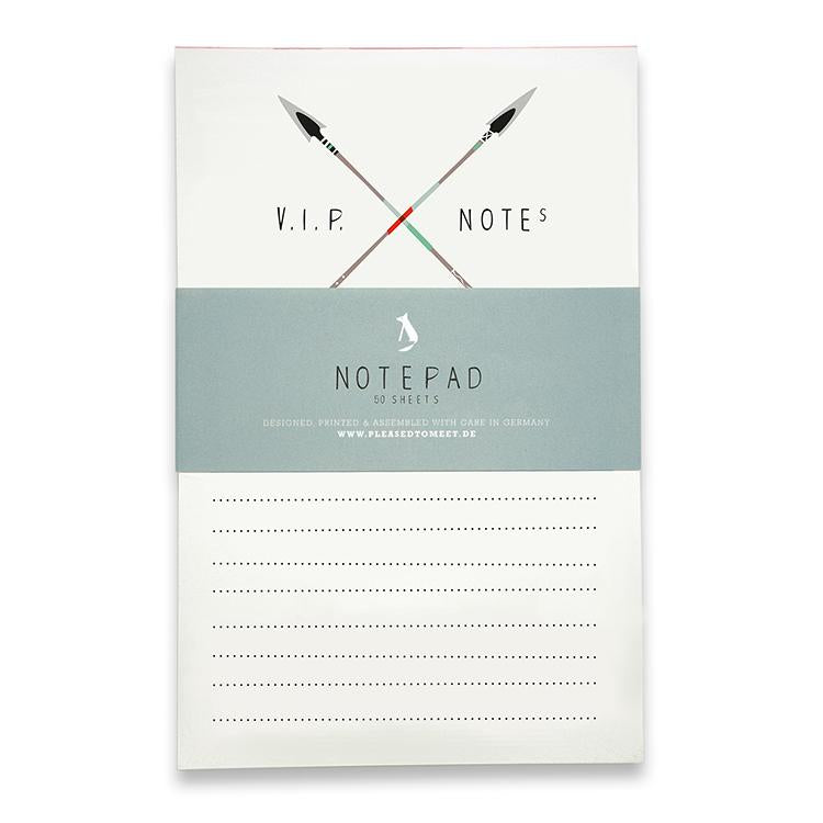 Arrows notepad A6